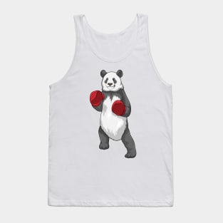 Panda as Boxer with Boxing gloves Tank Top